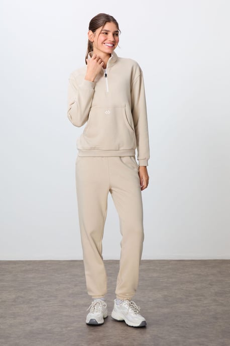 Kleurblok Fleece Trainingspak Set - Image 1