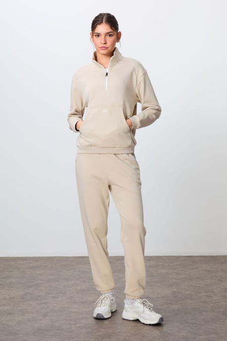 Kleurblok Fleece Trainingspak Set - Image 5