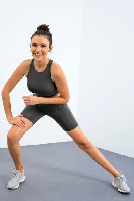 Mouwloos Slim-fit Actief Set Met Fietshorts - Image 3