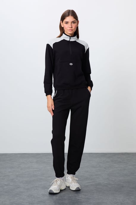 Kleurblock Fleece Trainingspak Set - Image 5