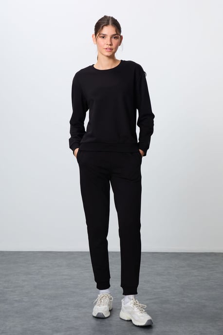 Overmaatset van katoen-polyester sweatshirt en broek - Image 1