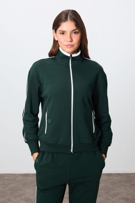 Oversized Ritskraag Sweatshirt en Broekset - Image 3