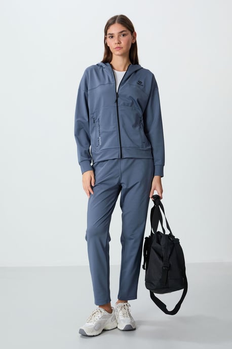 Dames Hoody Zip Sweatshirt en Broeken Set - Image 2