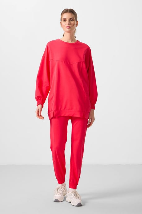 Overmaat Fleece Sweatshirt en Broek Set - Image 1