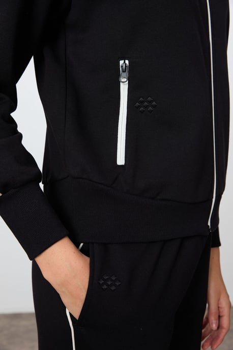 Oversized sweatshirt met ritssluiting en bijpassende broek set - Image 6