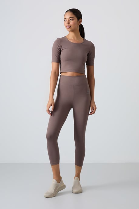 Dames Katoenen Slim-fit Actieve Set - Image 2