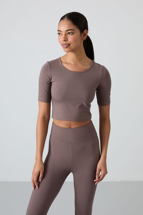 Dames Katoenen Slim-fit Actieve Set - Image 3