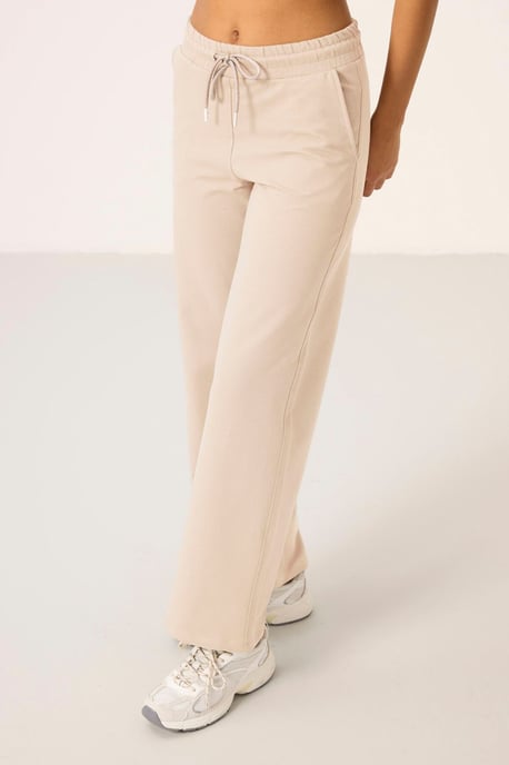 Dames Katoenmix Sweatshirt en Wijde Pantalon Set - Image 2