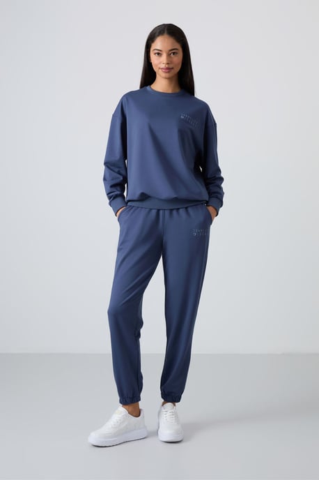 Oversized Sweater en Broekset met Elastische Boord - Image 1