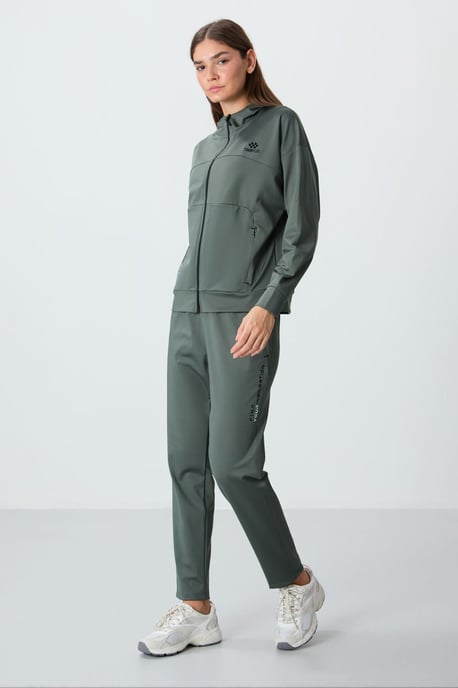 Dames Hoody Zip Sweatshirt en Broek Set - Image 1