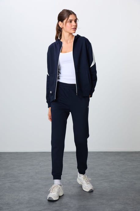 Oversized Hooded Zip Sweater en Broek Set - Image 1