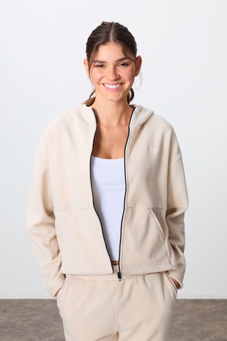 Overmaatse Hoodie Rits Trainingspak Set - Image 2
