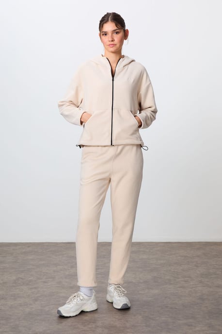 Overmaatse Hoodie Rits Trainingspak Set - Image 4