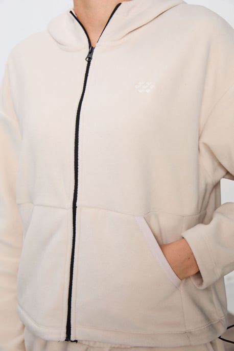 Overmaatse Hoodie Rits Trainingspak Set - Image 5