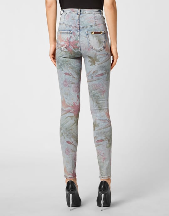 Super Hoge Taille Jegging Flowers - Image 5