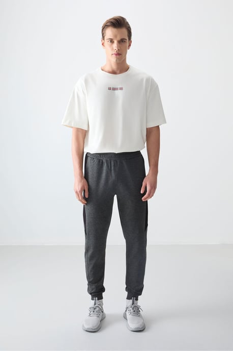 Heren Fleece Trainingsbroek Regular Fit - Image 1