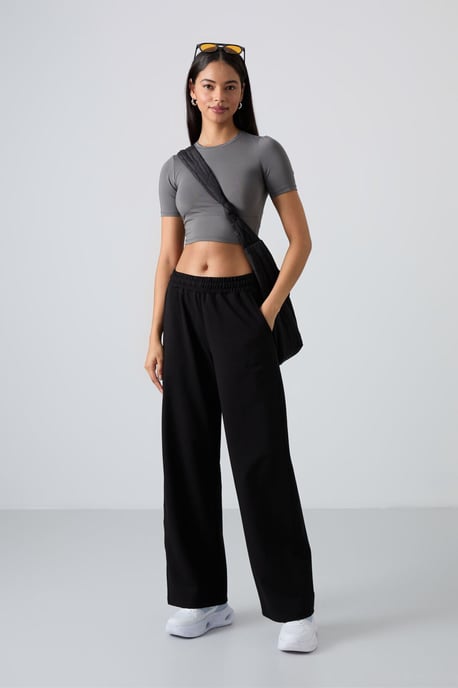 Brede-Pijpen Sweatpants met Trekkoord - Image 1