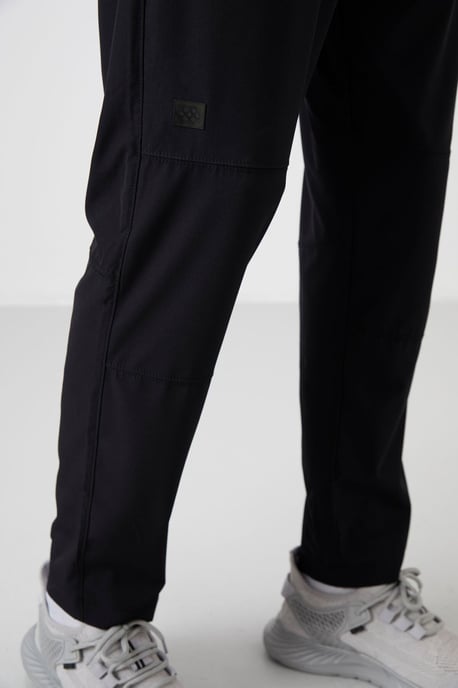 Heren Effen Sweatpants met Elastische Tailleband - Image 5