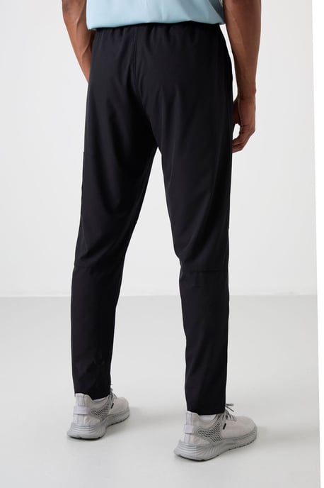 Heren Effen Sweatpants met Elastische Tailleband - Image 6