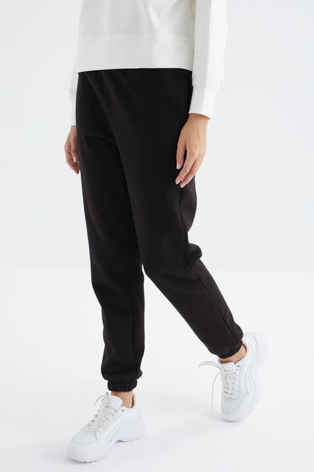 Dames Hoge Taille Fleece Joggingbroek - Image 2