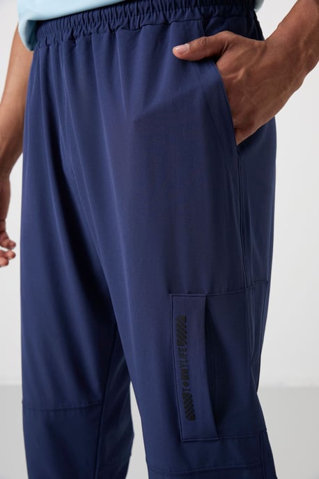 Heren Effen Pull-on Trainingsbroek - Image 2