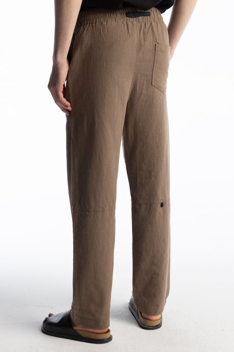 Rechtaflopende Broek met Touwtje in de Taille - Image 3