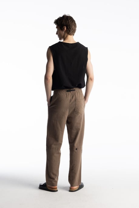 Rechtaflopende Broek met Touwtje in de Taille - Image 5