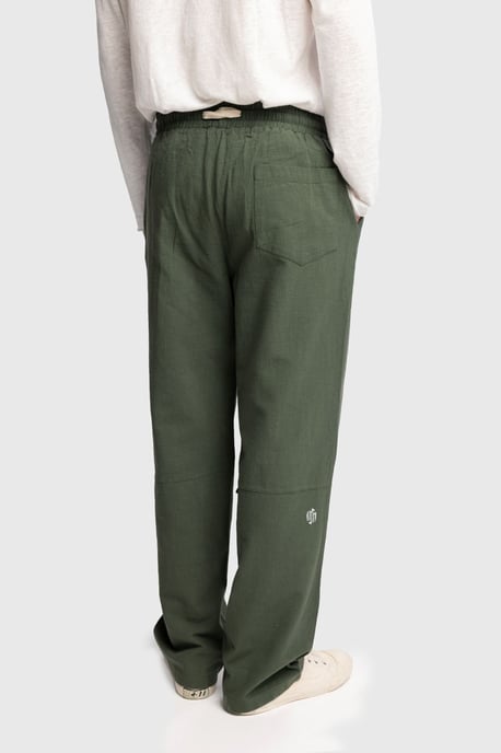 Rechtafstaande Broek met Touwtjes in de Taille - Image 3