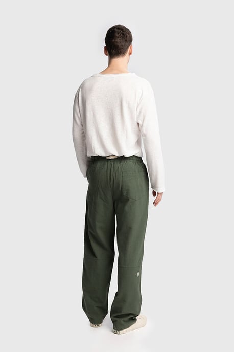 Rechtafstaande Broek met Touwtjes in de Taille - Image 5