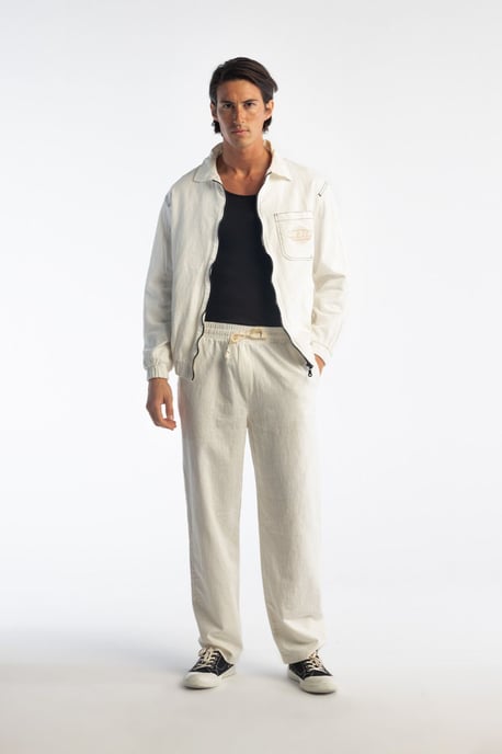 Rechttaillebroek met Koord Taille - Image 2