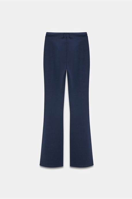 Mid-Waist Flare Jersey Broek met Touwtje - Image 6