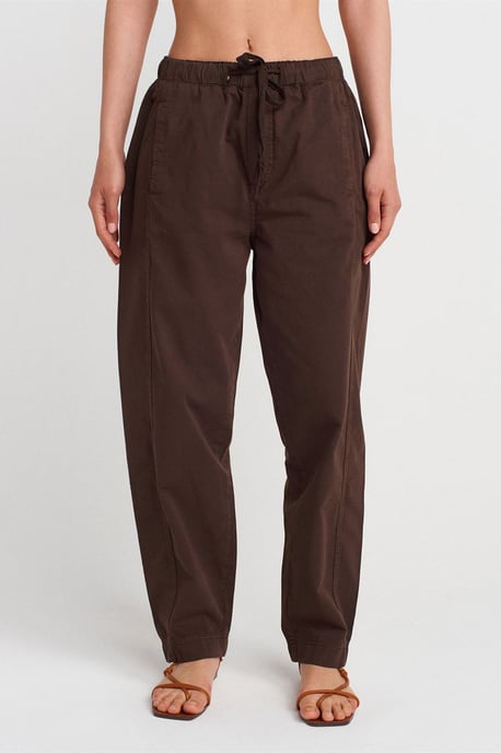 Katoenen Poplin Rechte Joggingbroek - Image 4