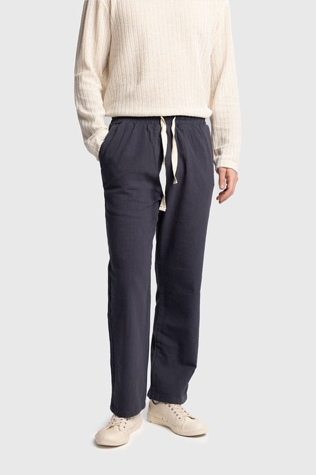 Rechtafstaande Broek met Touwtjes in de Taille - Image 2