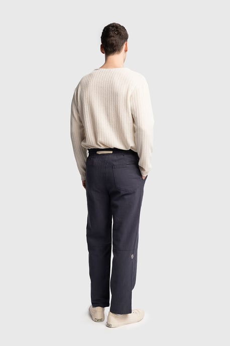 Rechtafstaande Broek met Touwtjes in de Taille - Image 5