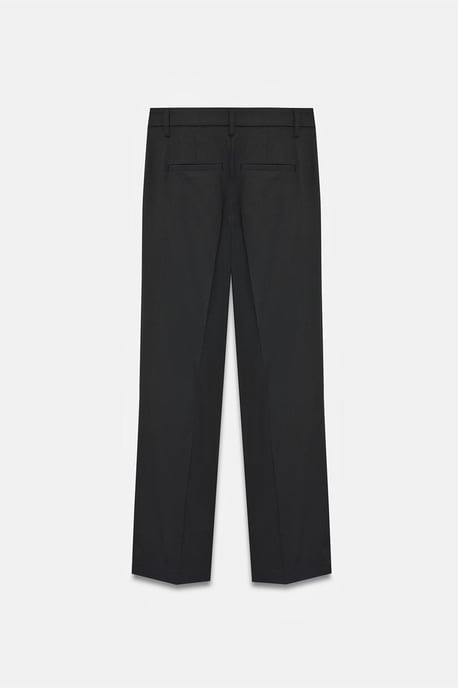 Dames Hoge Taille Rechte Crepe Broek - Image 6