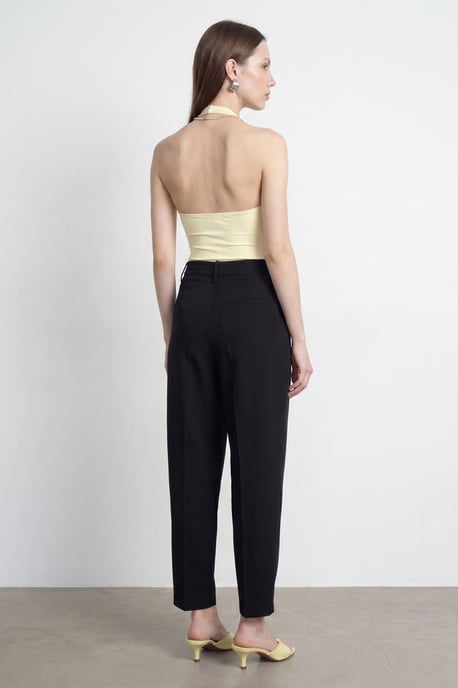 Hoge Taille Wijde Pijpen Crepebroek - Image 2