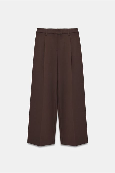 Vrouwen Hoge Taille Wijde Pijpen Crêpe Broek - Image 5