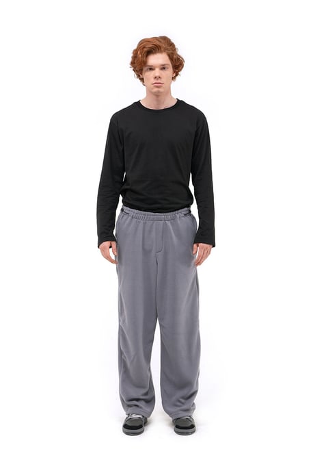 Heren Relaxed Fit Wijde Pijpen Instapbroek - Image 1