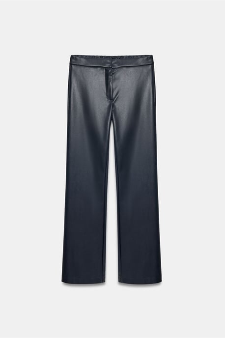 Dames Neplederen Flared Broek - Image 6