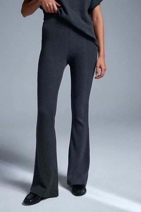 Hooggetailleerde Flared Breipantalon - Image 5