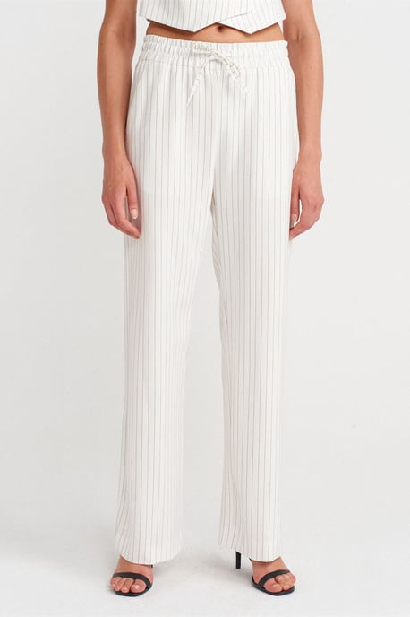 Dames Rechte Gestreepte Broek - Image 4