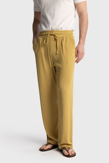 Ontspannen Pasvorm Rechte Pijpen Broek - Image 1