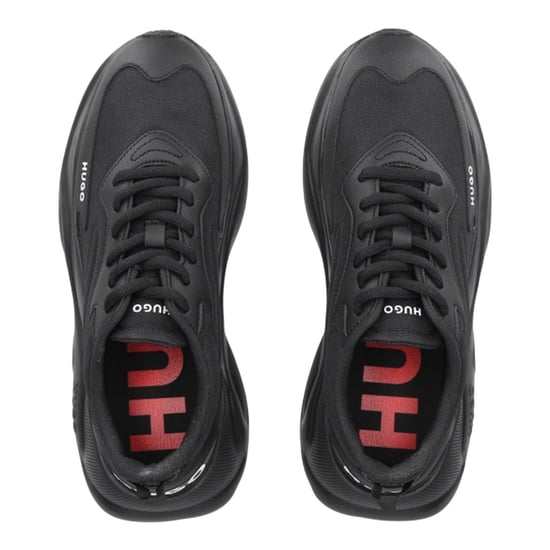 Hugo Dames/Dames Leon Logo Trainers (Zwart) - Image 3