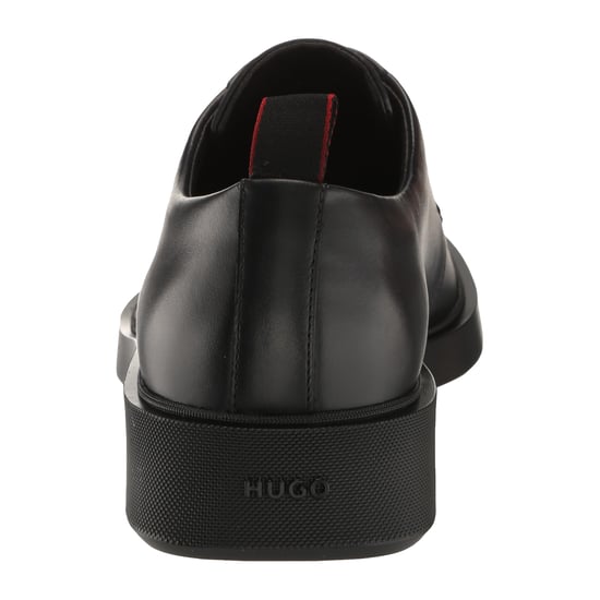 Hugo Heren Leren Platte Derby Schoenen (Zwart) - Image 2