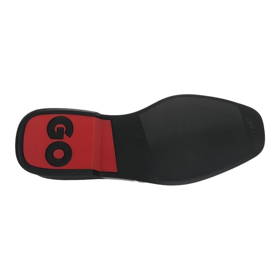 Hugo Heren Leren Platte Derby Schoenen (Zwart) - Image 4
