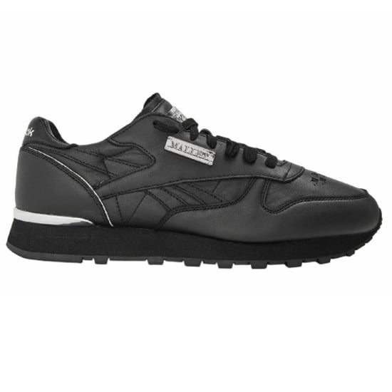 Mallet Heren Klassieke Leren Trainers (Zwart) - Image 1