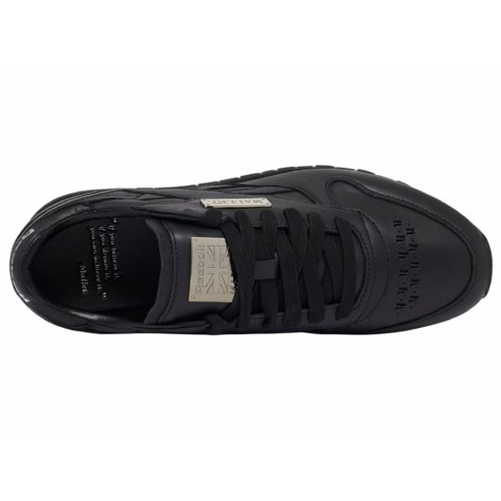 Mallet Heren Klassieke Leren Trainers (Zwart) - Image 4