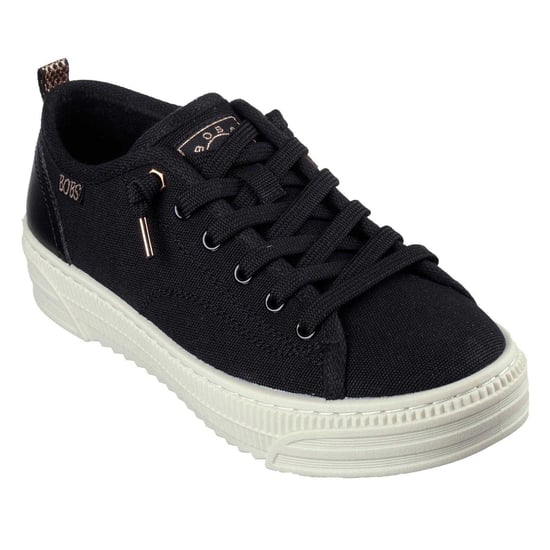 Skechers Dames/Dames Bobs Copa Canvas Trainers (Zwart) - Image 3