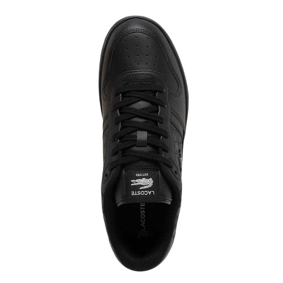 Lacoste Heren T-Clip Set Leren Trainers (Zwart) - Image 3
