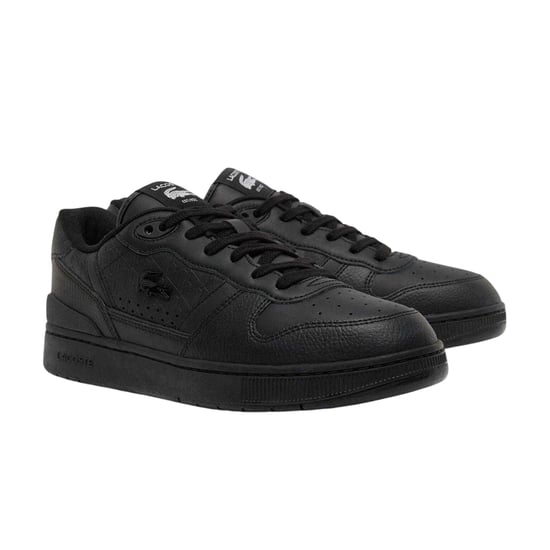 Lacoste Heren T-Clip Set Leren Trainers (Zwart) - Image 5